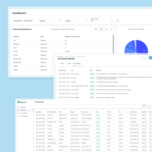 Formats and document details within Routty