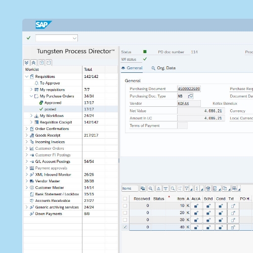 Modules within Process Director